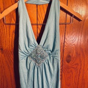 NWT Guess Blue Halter Top